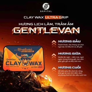 Sáp Vuốt Tóc Menitems Claywax - Mùi Hương Gentlevan