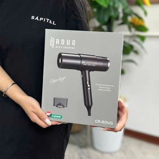Máy sấy Roug Men's Grooming | Sấy tạo kiểu chuyên nghiệp với Công suất cao - Hỗ trợ ion âm - 3 mức nhiệt