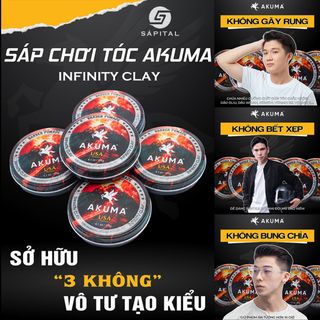 Sáp Vuốt Tóc Akuma Infinity Clay