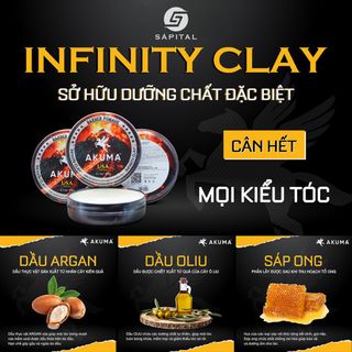 Sáp Vuốt Tóc Akuma Infinity Clay