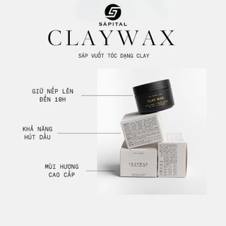 Sáp Vuốt Tóc Rusty Lab Clay Wax 60g