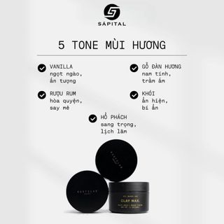 Sáp Vuốt Tóc Rusty Lab Clay Wax 60g