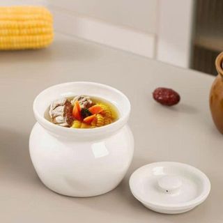 THỐ SỨ TRẮNG BẦU CHƯNG YẾN 10x9cm