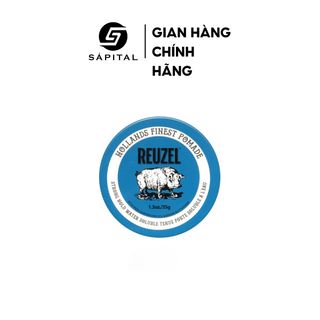 Reuzel Blue Pomade 35/95GR - Pomade Lợn Xanh Chính Hãng Hà Lan | Gốc Nước - Độ bóng Cao-Hương nước hoa