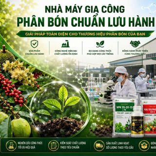 Nhà Máy Gia Công Phân Bón Chuẩn Lưu Hành – Lợi Thế Cạnh Tranh Cho Doanh Nghiệp Muốn Xây Dựng Thương Hiệu Riêng