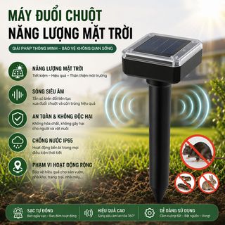 MÁY ĐUỔI CHUỘT NĂNG LƯỢNG MẶT TRỜI