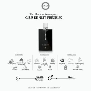 Nước Hoa Armaf Club De Nuit Precieux 1 Extrait De Parfum | Phiên Bản Kỷ Niệm 10 Năm