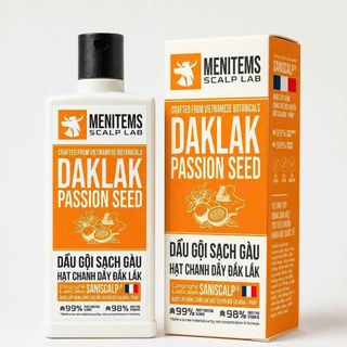 Menitems scalp lab Dầu gội sạch gàu hạt chanh dây Đắk Lắk 350ml