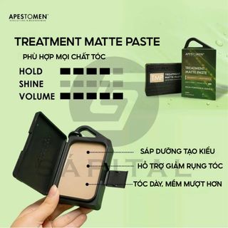Sáp tạo kiểu cho tóc Apestomen Treatment Matte Paste 75g