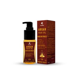 Tinh dầu dưỡng tóc giảm khô xơ chẻ ngọn Akuma Argan Hair Oil 50ml
