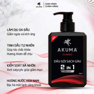 Tinh dầu dưỡng tóc giảm khô xơ chẻ ngọn Akuma Argan Hair Oil 50ml.