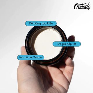 Sáp vuốt tóc O'Douds Dry Wax - Độ giữ nếp 12H, Độ kết dính cao, Dễ dàng tạo kiểu, Bổ sung dưỡng chất tự nhiên