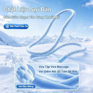 Vòng lắc eo giảm cân lò xo bọc vải dệt kim