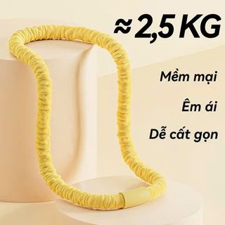 Vòng lắc eo giảm cân lò xo bọc vải dệt kim