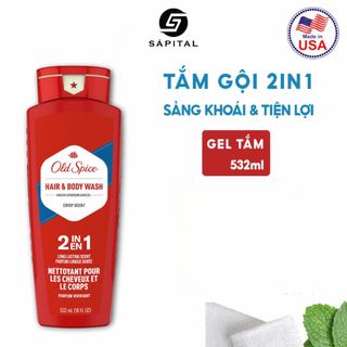 Sữa Tắm Old Spice - Mùi Hương Hair & Body Wash 532ml