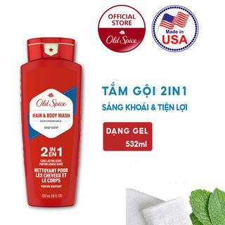 Sữa Tắm Old Spice - Mùi Hương Hair & Body Wash 532ml