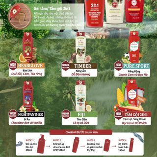 Sữa Tắm Old Spice - Mùi Hương Hair & Body Wash 532ml