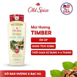 Sữa Tắm Old Spice - Mùi Hương Timber 532ml