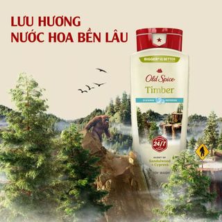 Sữa Tắm Old Spice - Mùi Hương Timber 532ml