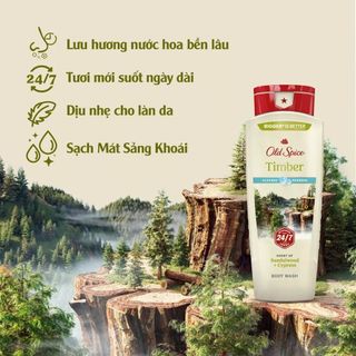 Sữa Tắm Old Spice - Mùi Hương Timber 532ml