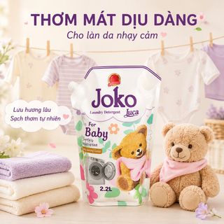 Nước Giặt Xả Joko Luca Lan Cơ Túi 2,2Kg Có Xuất Hóa Đơn