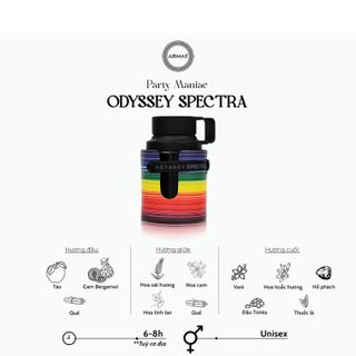 Nước Hoa Armaf Odyssey Spectra Rainbow Edition EDP 100ml & 10ml