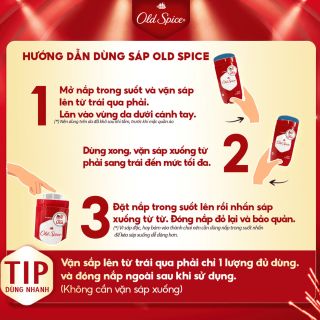 Lăn khử mùi Old Spice Fresh Chính hãng Mỹ | Sáp khử mùi cơ thể cho Nam & Nữ, Hỗ trợ giảm tiết mồ hôi, Lưu hương lên tới 24H