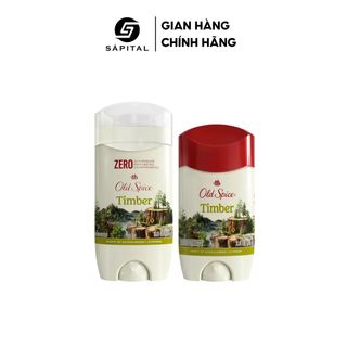 Lăn khử mùi Old Spice Timber Chính hãng Mỹ | Sáp khử mùi cơ thể cho Nam & Nữ, Hỗ trợ giảm tiết mồ hôi, Lưu hương lên tới 24H