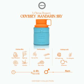 Nước Hoa Armaf Odyssey Mandarin Sky Limited Edition EDP 100ml & 10ml | Bản Dupe JPG Scandal Pour Homme