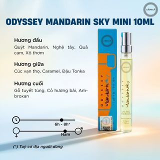 Nước Hoa Armaf Odyssey Mandarin Sky Limited Edition EDP 100ml & 10ml | Bản Dupe JPG Scandal Pour Homme