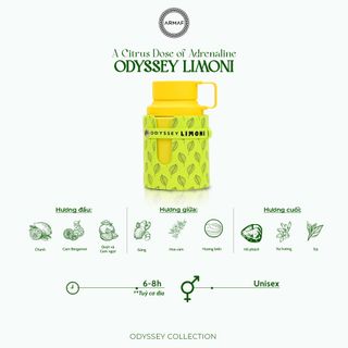 Nước Hoa Armaf Odyssey Limoni Fresh Edition EDP 100ml & 10ml | Hương Thơm Cam Chanh Tươi Mát, Năng Động