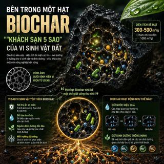 SỈ SỐ LƯỢNG LỚN BIOCHAR CẢI TẠO ĐẤT – GIẢI PHÁP NÂNG TẦM NÔNG NGHIỆP HỮU CƠ VÀ TRÁI CÂY XUẤT KHẨU