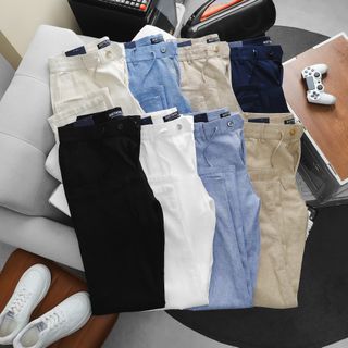 Quần Dài linen nam. Ko in -Ko thêu.