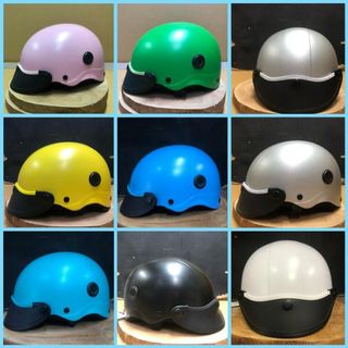 Mũ bảo hiểm nữa đầu lưỡi trai tháo rời may cùng màu nam nữ free size