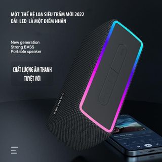 LOA BLUETOOTH AKD-W3 CÓ LED RGB