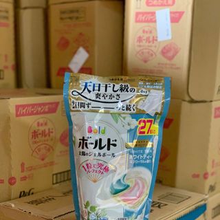 Viên giặt xả Bold Gel Ball 4in1 khử mùi, chống nhăn, chống ố vàng P&G