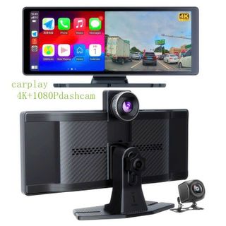 CAMERA HÀNH TRÌNH WIFI C1 CARPLAY HD 4K + 1080P GHI ÂM KÉP TRƯỚC VÀ SAU