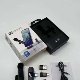 MIC THU ÂM K8 CHUI TYPE-C+IPHONE+MICRO+USB LIVESTREAM
