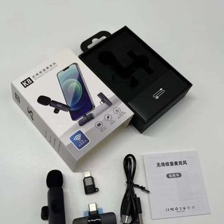 MIC THU ÂM K8 IPHONE+TYPE-C (2IN1) LIVESTREAM