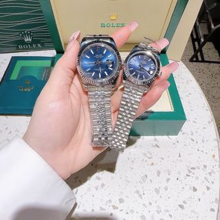 ĐỒNG HỒ NAM NỮ CAO CẤP ROLXE DATE JUST MÁY CƠ NIỀNG TRƠN