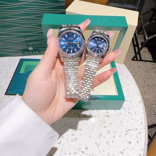 ĐỒNG HỒ NAM NỮ CAO CẤP ROLXE DATE JUST MÁY CƠ NIỀNG TRƠN