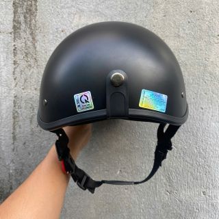 [Matte Black] Super Cool Half-Head Helmet, 1/2 Head Helmet