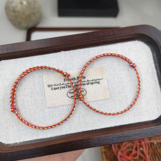 Vòng tay Ngũ Sắc Đỏ, Vòng tay Phong Thủy bán đủ size, đủ màu