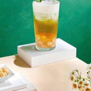 BỘ 6 LY THUỶ TINH SỌC CAO 333ML Y5840-2A (T8)