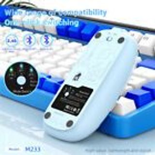 CHUỘT KHÔNG DÂY BLUETOOTH M233 SILENT VỎ TRONG SUỐT