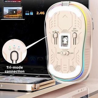 CHUỘT KHÔNG DÂY BLUETOOTH M333 SILENT VỎ TRONG SUỐT