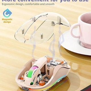 CHUỘT KHÔNG DÂY BLUETOOTH M333 SILENT VỎ TRONG SUỐT