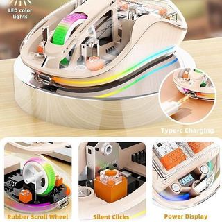 CHUỘT KHÔNG DÂY BLUETOOTH M333 SILENT VỎ TRONG SUỐT