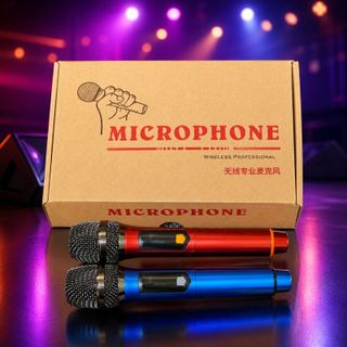 BỘ MICRO KARAOKE KHÔNG DÂY ĐA NĂNG HUANGSHI TV-2200