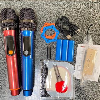 BỘ MICRO KARAOKE KHÔNG DÂY ĐA NĂNG HUANGSHI TV-2200